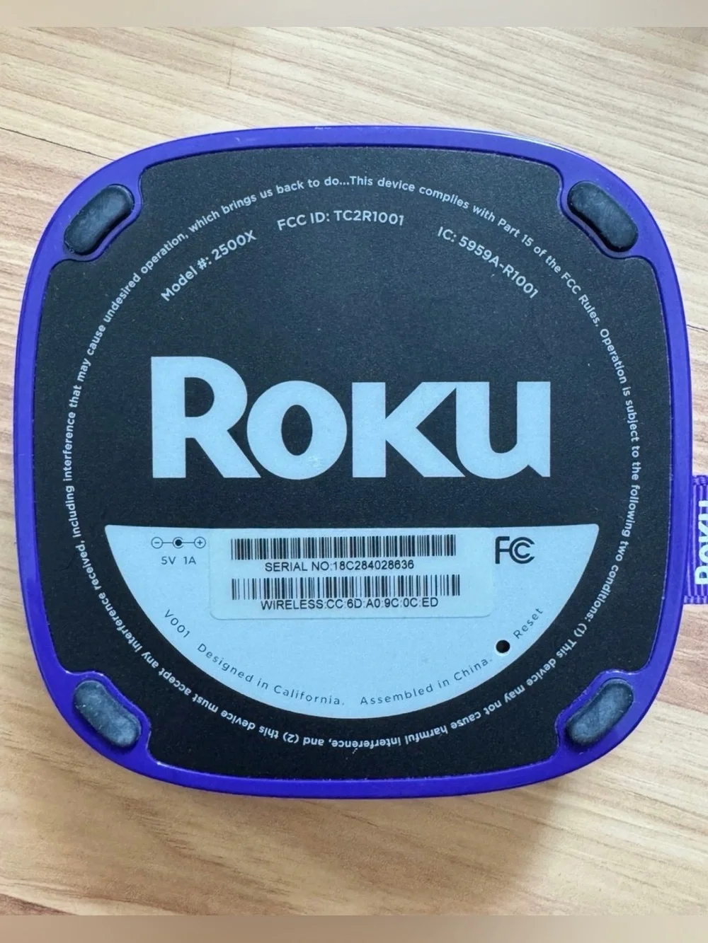 Roku HD 2500x media streamer
